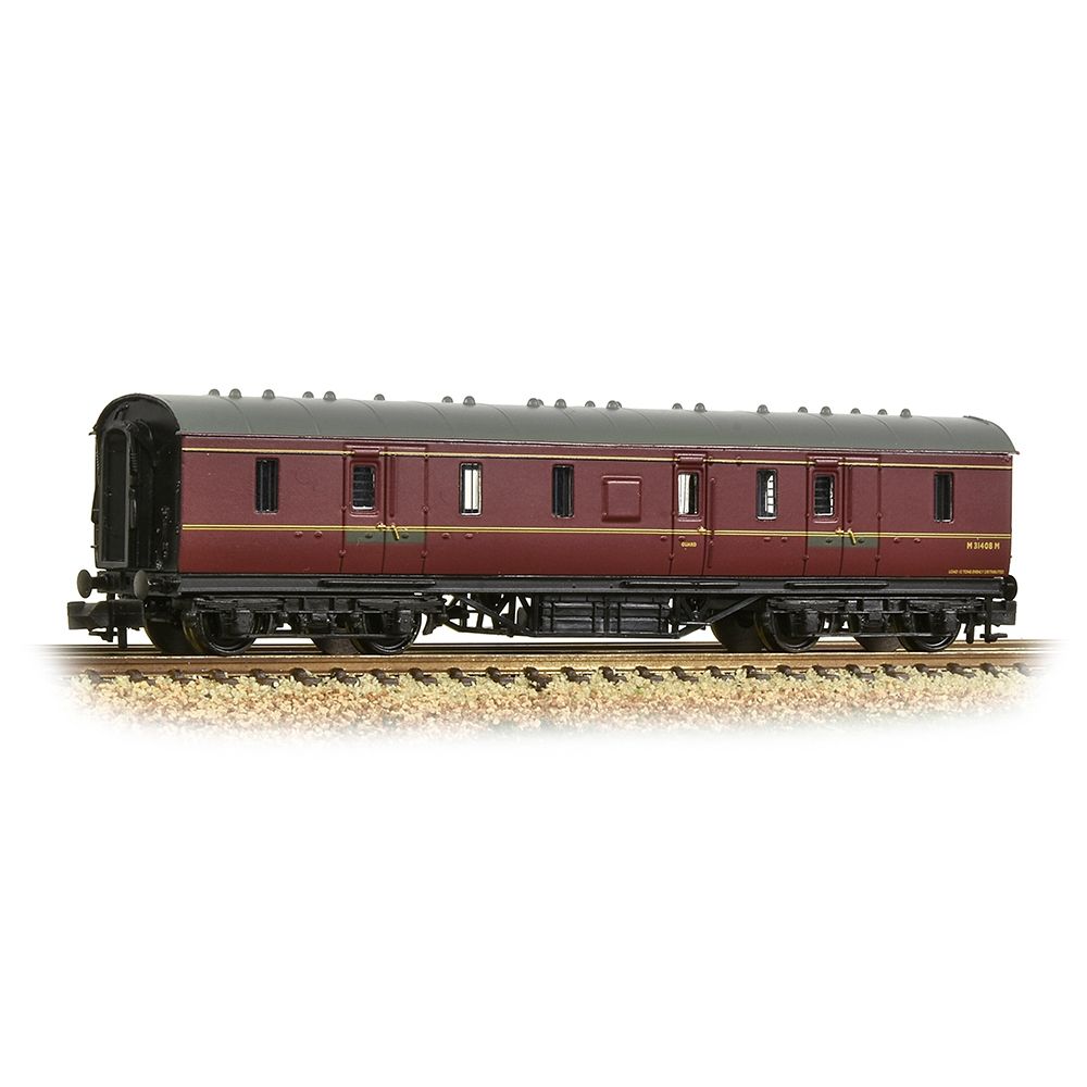 Bachmann Europe Plc LMS Stanier 50ft Full Brake BR Maroon